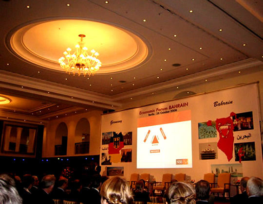 Abu Dhabi Invest Founder Uta Gruda has the honor to be invited to take part at Economic Forum Bahrain in Berlin, Adlon Hotel